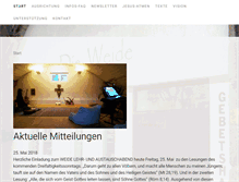 Tablet Screenshot of dieweide.org